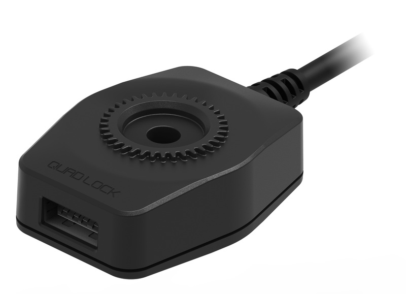 USB Laturi Moottoripyörään - Quad Lock